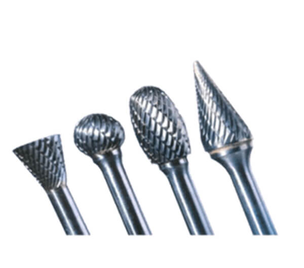 Double cut carbide burrs