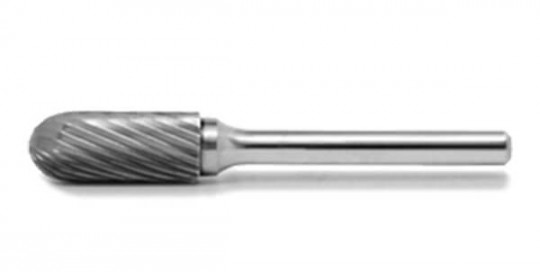 Single cut carbide burrs