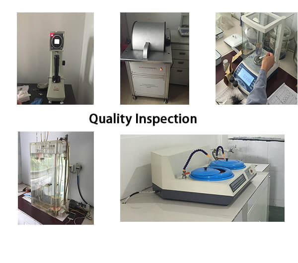 Quality inspection of tungsten carbide